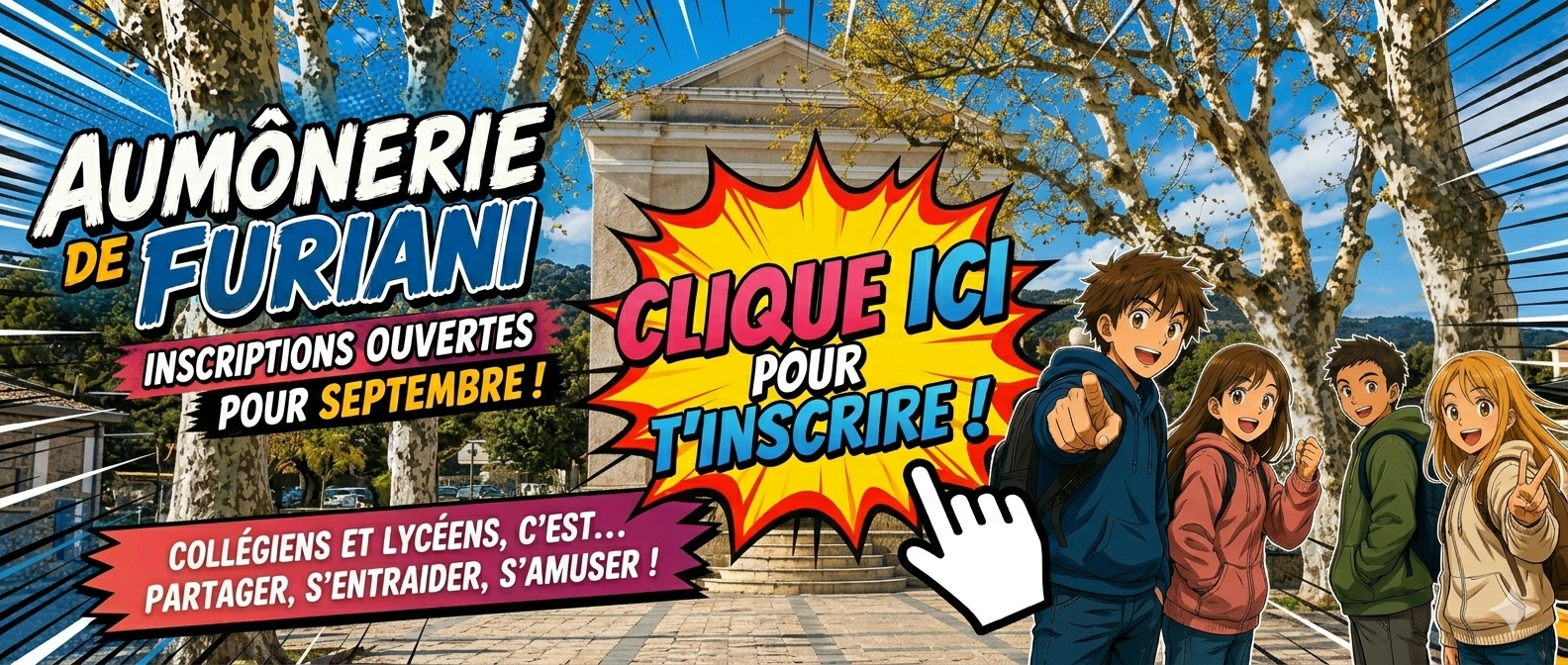 bandeau affiche aumonerie Furiani